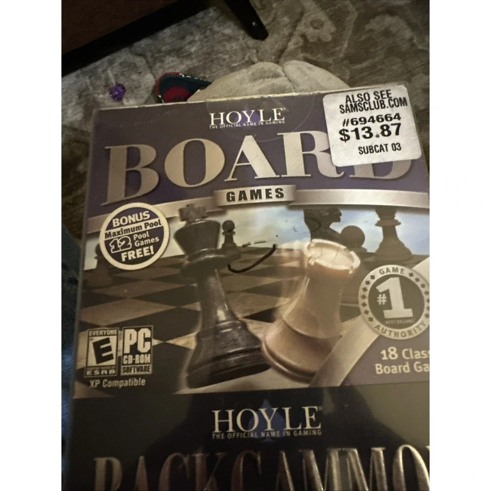 Hoyle Backgammon & Board Games 2 Pack PC 2006 NEW SEALED 524871 Encore Software